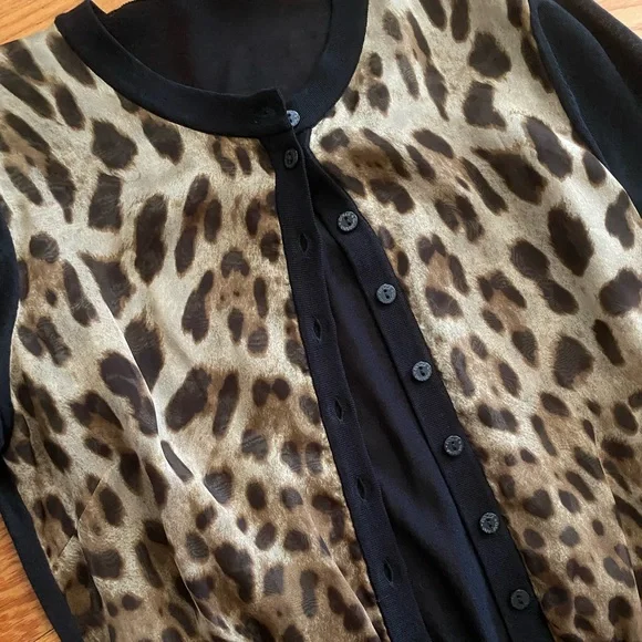 Dolce & Gabbana Leopard Cardigan